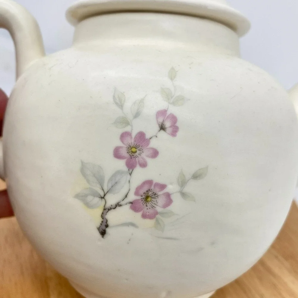 VTG White Peacock Bird Tea Pot Ceramic Decorative Jar 1983 EB 83 9in